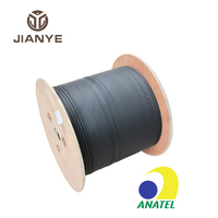1/2 inti FTTH kabel Drop serat optik G.657A2 produsen digital mode tunggal anatel fibra optica cabo 1fo 2fo dalam ruangan/luar ruangan