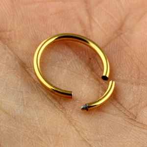8/10 millimetri <span class=keywords><strong>anello</strong></span> Al Naso di alta qualità <span class=keywords><strong>anello</strong></span> Segmento 316 in acciaio inox Naso Del Cerchio <span class=keywords><strong>anello</strong></span> Aperto Monili Penetranti Del Corpo - Product Image 3