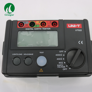 Probador de resistencia de Tierra Digital UT522, pararrayos, detector de pararrayos, probador bajo, - Product Image 1