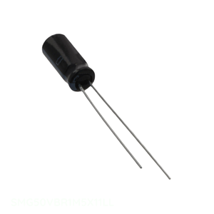 ตัวแทนจำหน่ายอย่างเป็นทางการ SMG50VBR1M5X11LL ตัวเก็บประจุแบบ Through Hole CAP ALUM 0.1UF 20% 50V RADIAL TH 0.1 uF - Product Image 1