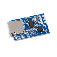 Placa Decodificadora MP3 con Tarjeta TF GPD2846A, Módulo Amplificador de 2W, Módulo de Alimentación GM, Circuitos Integrados, 365 Días de Garantía, en Stock