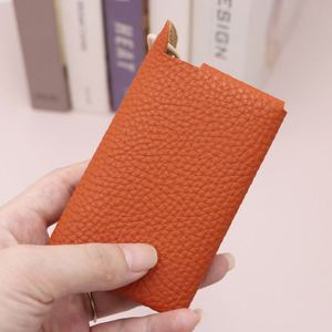 Étui pliable en cuir PU de style japonais pour mouchoirs en papier, mini pochette de rangement pour mouchoirs de poche pour la maison et les voyages - Product Image 2