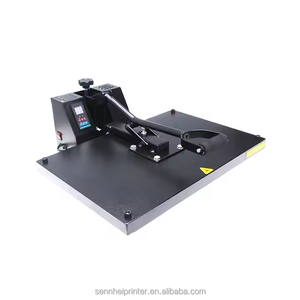 Pressa a Caldo Manuale 38x38cm con Tavolo Singolo per Trasferimento di Motivi su Tessuti con Stampante DTF e Inchiostro CMYK - Product Image 1