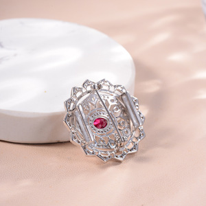 Tất Cả Thời Trang 2 Carat Trâm Đồng Hồ Tạo Ra Sier Đồ Trang Sức <span class=keywords><strong>Opal</strong></span> Phòng Thí Nghiệm Grown <span class=keywords><strong>Ruby</strong></span> Mặt Dây Chuyền - Product Image 5