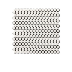 Longstar mới nhất hotselling bán buôn đa màu sắc khảm Penny Vòng gạch Glossy & Matte như sàn backsplash gạch