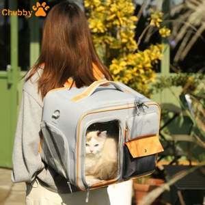 Mochila Transpirable de Buena Calidad para Mascotas, Bolsa de Transporte Portátil para Perros y Gatos con Espacio para las Patas en la Parte Delantera - Product Image 4