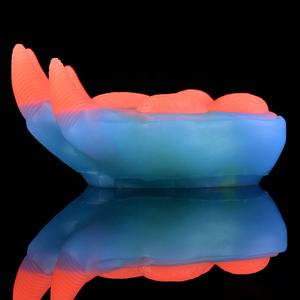 Yocy Masturbatie Zachte Siliconen <span class=keywords><strong>Sex</strong></span> Grinder Voor Vrouwelijke Fantasie Vibrator Lichtgevende Kleur Grinder Voor Mooie Vrouwen - Product Image 3