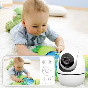 مبيعات هائلة من المصنع منتج للاطفال حديثي الولادة مراقبة اطفال إلكترونية 3.2 بوصة شاشة LCD مراقبة اطفال مع كاميرا مراقبة اطفال