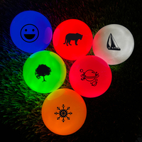 Balles de golf sans fossettes en gros, balles de golf de parc, logo personnalisé, balle de golf de parc