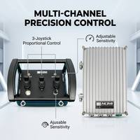 Control Remoto Inalámbrico Industrial Proporcional Hidráulico con Bloqueo de Seguridad y Antiinterferencia para Camiones Bomba de Hormigón Ligeros