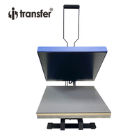 Vente en gros nouveau design simple manuel 38x38 machine de presse à chaud impression par sublimation de t-shirt 15x15 transfert de chaleur machines d'impression de logos