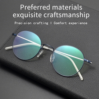 Venta al por Mayor de Monturas de Gafas Ópticas Vintage 2026 para Hombre y Mujer, Estuche para Gafas, Montura Completa Ligera para Todas las Formas de Rostro, para Juegos