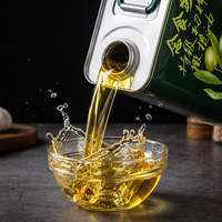 Boîte en fer blanc carrée personnalisable de 3 L, de qualité alimentaire, pour l'emballage d'huile d'olive extra vierge pressée à froid