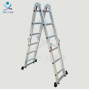 Échelle pliante multifonctionnelle en aluminium Grande et petite charnière Escalier pliant en aluminium Échelle d'escalade Échelle télescopique - Product Image 2