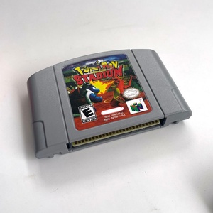 Card Retro Video <b>Games</b> Cards Stadium for N64 <b>Game</b> Cartridge Laminating Film Package with Plastic Box - Product Image 5