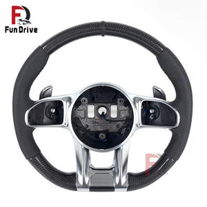 Volant en fibre de carbone personnalisé OEM pour <span class=keywords><strong>Mercedes</strong></span>, pour <span class=keywords><strong>Mercedes</strong></span> a C E S GLC G63 - Product Image 3