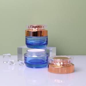 للبيع بالجملة زجاجة مستحضرات تجميل محمولة للوجه 50 جرام من الزجاج للسفر مع قناع - Product Image 2