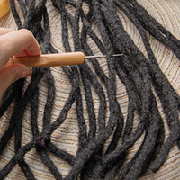 Set di aghi a maglia ad uncinetto premium con chiusura a gancio per fissaggio parrucche, extension, trecce africane e dreadlock