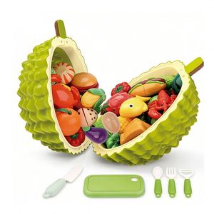 Kids Cooking Toy Set <b>Plastic</b> Fantasy Sci-Fi Theme Pretend <b>Kitchen</b> Food Cutting Fruit Vegetable Role Play Educational Toysrunner - Product Image 2