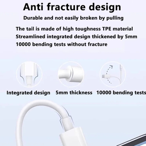 อะแดปเตอร์หูฟังแจ็ค <span class=keywords><strong>USB</strong></span> Type C ถึง<span class=keywords><strong>3.5</strong></span>มม. แบบพกพา <span class=keywords><strong>USB</strong></span>-C <span class=keywords><strong>สาย</strong></span><span class=keywords><strong>แปลง</strong></span>สัญญาณเสียง<span class=keywords><strong>3.5</strong></span>สำหรับ Huawei Samsung Xiaomi - Product Image 6