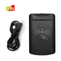 Lecteur-graveur de cartes intelligentes sans contact RFID à vente chaude, interface USB UHF RFID, lecteur de cartes de bureau
