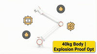 Robot Colaborativo JINWEI FR16, 16 kg, 1034 mm, IP54, 6 Ejes, 0.03 mm, CR, CE, KCs, ISO 10218, Opción IP65 para Paletización Pesada CNC