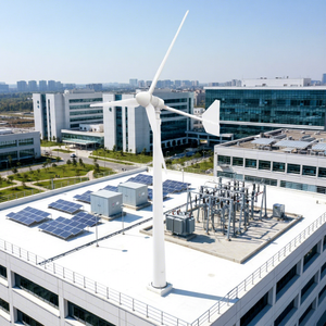 Générateur éolien à axe vertical, énergie éolienne d'urgence pour hôpital, système fiable de 5 kW pour l'alimentation de secours des hôpitaux - Product Image 1