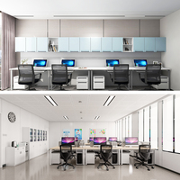 Meubles d'hôpital en bois en forme de L au design moderne personnalisé pour les bureaux de consultation des médecins avec protection de l'environnement