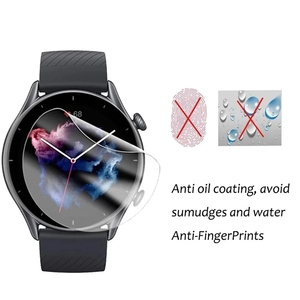 <span class=keywords><strong>Protector</strong></span> de pantalla de cobertura completa para reloj inteligente <span class=keywords><strong>Amazfit</strong></span> <span class=keywords><strong>GTR</strong></span> <span class=keywords><strong>3</strong></span>/<span class=keywords><strong>3</strong></span> Pro, película protectora de hidrogel TPU suave y transparente - Product Image 3