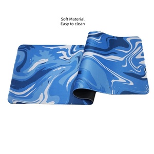Wholesale 800*300*2mm Gaming Mouse Pad Blue Fluid Pattern Mousepads Large Extended Computer Mouse Mat <b>Cheap</b> Price Desk Pad - Product Image 3
