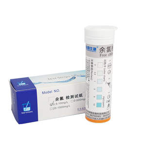 hotsale water quality test strips residual chlorine test paper for water rapid test instrument