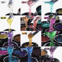 KNC Gel d'extension de fleurs sèches nouveauté 13 couleurs UV/LED 1Kg emballage gel pour ongles longue durée