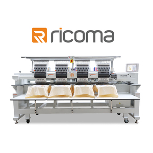Las Máquinas de Bordar RICOMA Serie CHT2 son Populares en Estados Unidos, con 4, 6 y 8 Cabezales y 12 y 15 Agujas, para Estudios Comerciales - Product Image 1