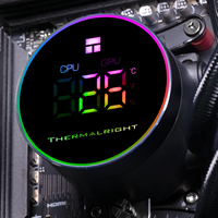 Refroidisseur de processeur liquide Thermalright Frozen Magic 360 Digital ARGB BLACK V2 avec écran intelligent, ventilateurs 2000 RPM pour LGA1700 AM5