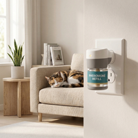 Diffuseur apaisant pour animaux de compagnie, type plug-in, kit de diffuseur apaisant pour chats et chiens, pour soulager l'anxiété des chiens et des chats, cible les tiques