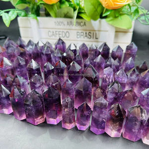 Haute Qualité En Gros Naturel Améthyste Cristal <span class=keywords><strong>Baguette</strong></span> Améthyste Point Pour Vente - Product Image 3