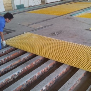 พื้นตะแกรงไฟเบอร์กลาสสำหรับห้องล้างรถ พื้นทางเดิน FRP - Product Image 5