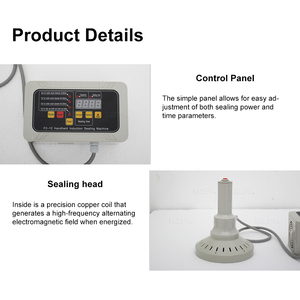 Machine de scellage électromagnétique portative HZPK pour bouteilles, bocaux et boîtes en plastique et en verre - Product Image 3