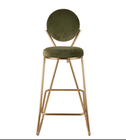 Tabouret de bar pivotant en acier inoxydable européen de luxe, durable, OEM ODM, moderne et rembourré pour la maison, le bar, la salle à manger, l'hôtel