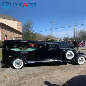 2023 <span class=keywords><strong>vente</strong></span> directe d'usine Holy Horse Hearse Classic Funeral Car Coffin Supplies Cercueil vintage Véhicule funéraire Ventes à l'Amérique - Product Image 2