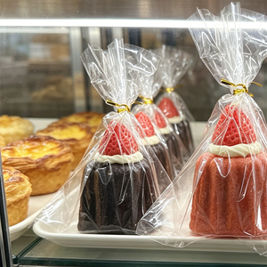 Modelo de Postre Artificial de PU con Patrón de Corazón, con Espirales de Crema Suave de Chocolate y Coberturas de Fresa Fresca, Ecológico - Product Image 5