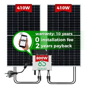 Mini sistema de venta de energía Solar para el hogar, comercial, 1000w de potencia, 5kw