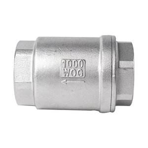 <span class=keywords><strong>Valvola</strong></span> di <span class=keywords><strong>Non</strong></span> <span class=keywords><strong>Ritorno</strong></span> Manuale in Acciaio Inox (SS316 SS304) per Pompa dell'Acqua a Molla Verticale e Tubi dell'Acqua - Product Image 5