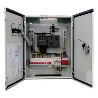Armoire de distribution d'alimentation double ATS, boîtier de commande, coffret de disjoncteurs 630A 380V, basse tension industrielle IP20 avec serrure à clé