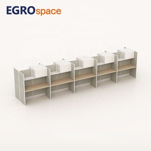 EGROspace Fournisseur de mobilier commercial : Poste de travail cloisonné pour 4 personnes, <span class=keywords><strong>bureau</strong></span> individuel, cabine de <span class=keywords><strong>bureau</strong></span> - Product Image 5