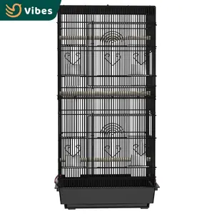 New Arrival Multi-functional Pet Cage Welded Wire Mesh Flat Top Big Bird Cage Sugar Glider Cage