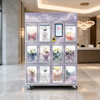 Écran tactile de 21,5 pouces 2-25 ℃   Distributeur automatique de fleurs réglable
