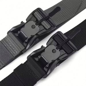 Cinturón Táctico de Nylon de Alta Calidad para Entrenamiento al Aire Libre para Hombre, Hebilla de Liberación Rápida, Estilo Vintage, Material de Aleación, Moderno - Product Image 4