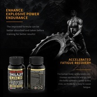 Capsules d'extrait de Shilajit pur Suppléments de rappel immunitaire Soutien immunitaire Capsules de Shilajit naturel de l'Himalaya