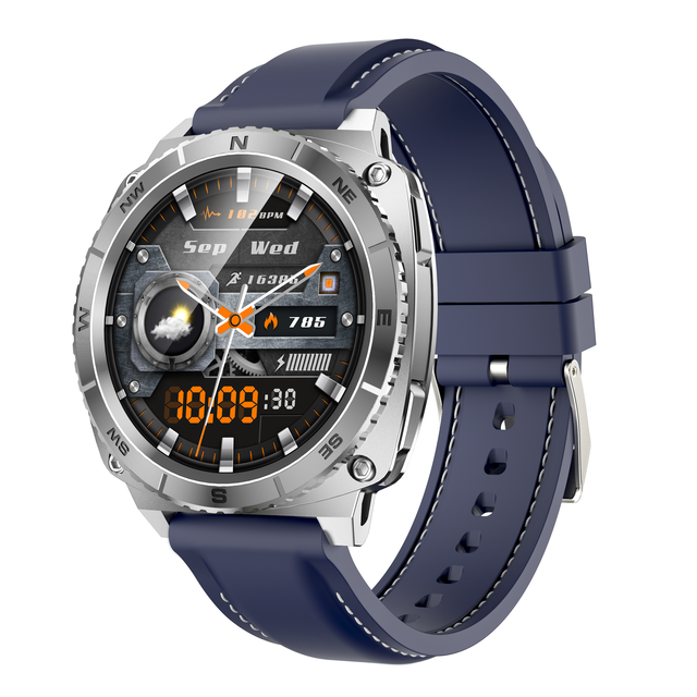 1.43 Inch Smart Watch with GPS, AI Dial & ChatGPT, IPX8 Waterproof, Rotating Bezel, Soft Silicone Strap